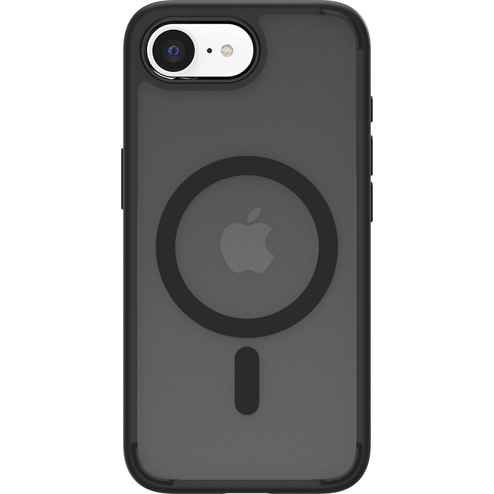 Etui Spigen Crystal Hybrid Mag do MagSafe do iPhone 16e, szaro-czarne